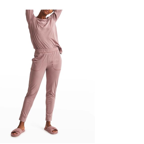 Cassandra Long PJ Set in "Dusty Orchid" - Picture 1 of 4